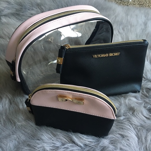 Victoria's Secret Handbags - SOLD Victoria's Secret 3 Pack Cosmetic Bags